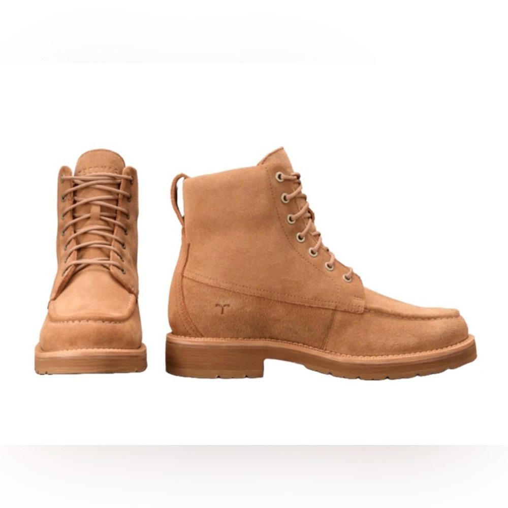 Tecovas Men's The Rugged Moc Natural WP Roughout Boots 10079NAT 11